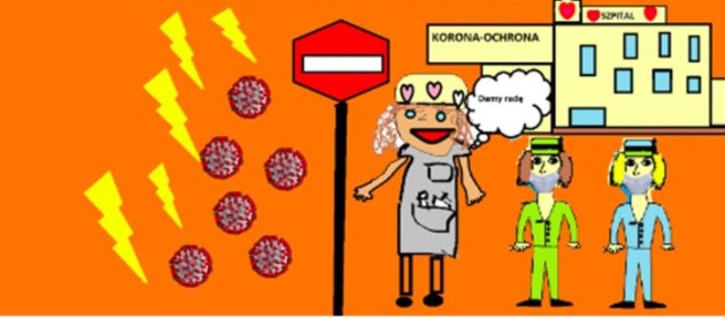 Uczniowie z ,,szóstki" podziękowali medykom 