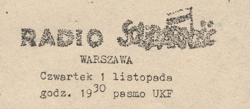 38 lat od nadania pierwszej audycji Radia Solidarność