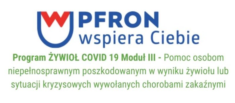 Program ŻYWIOŁ COVID 19 Moduł III