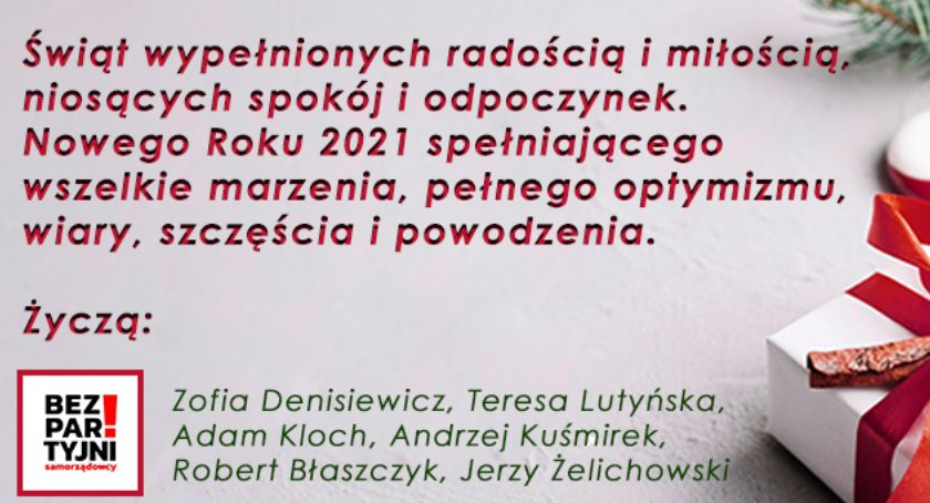 Życzenia Świąteczne od Bezpartyjnych Samorządowców 