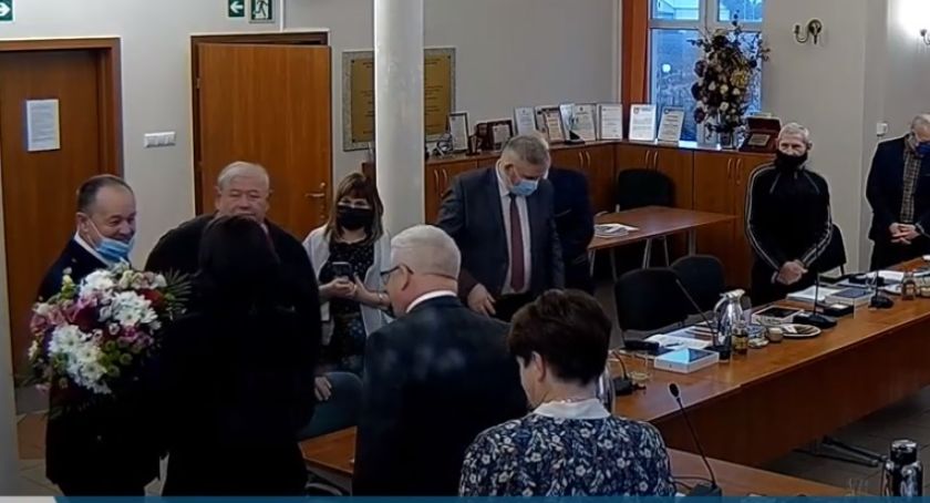 Lucjan Felczak - uroczyste pożegnanie komendanta gminnego i podziękowanie za 35 lat pracy 