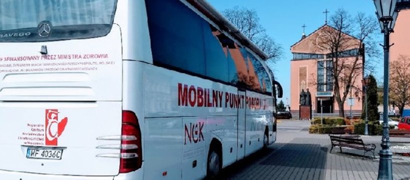 Krwiobus ponownie stanie na Placu Kościuszki 