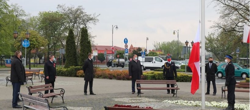 Symboliczne obchody uchwalenia rocznicy Konstytucji 3 Maja w Sochaczewie 