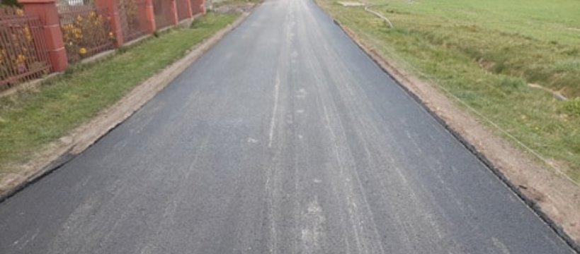 Droga Konstantynów-Rybionek-Ludwików-Rybno z nową nawierzchnią 