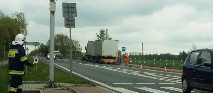 Zdarzenie drogowe w Bielicach 