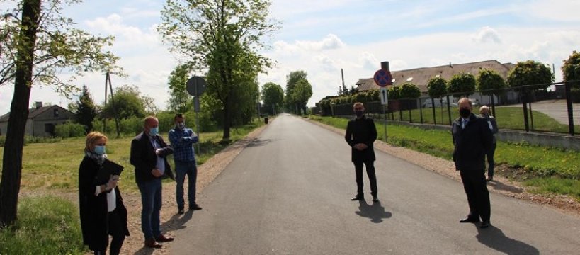 Rybno-Józin - zadanie z Funduszu Dróg Samorządowych uroczyście odebrane