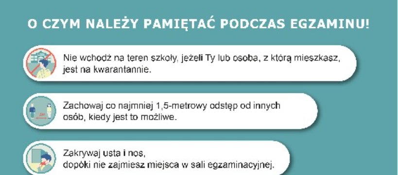 O czym należy pamiętać podczas egzaminów
