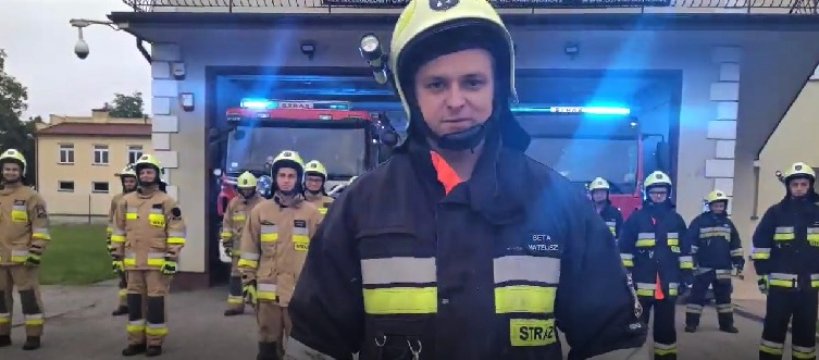 OSP Paprotnia z pomocą dla małej Mii - #gaszynchallenge [VIDEO]