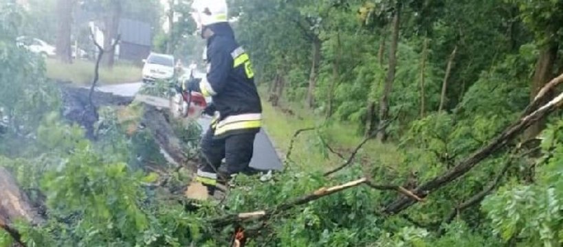 Strażacy usuwają skutki nawałnicy