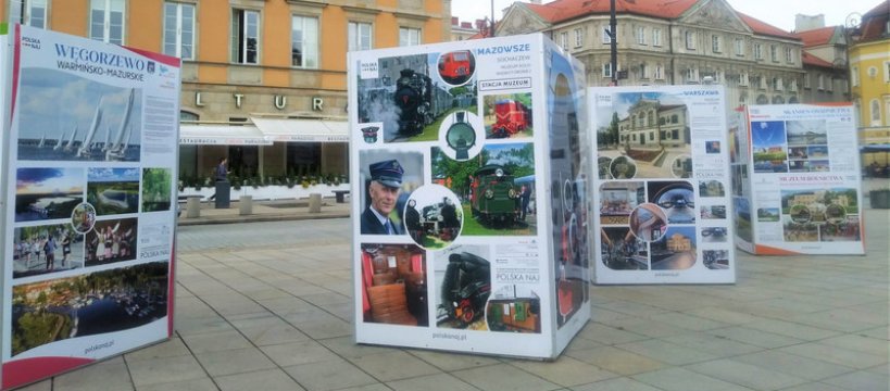 Muzeum Kolei Wąskotorowej na wystawie plenerowej w Warszawie