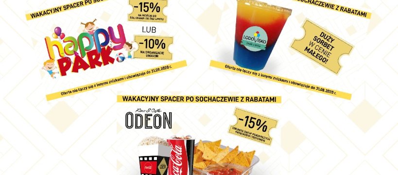 WAKACYJNY SPACER PO SOCHACZEWIE Z RABATAMI 