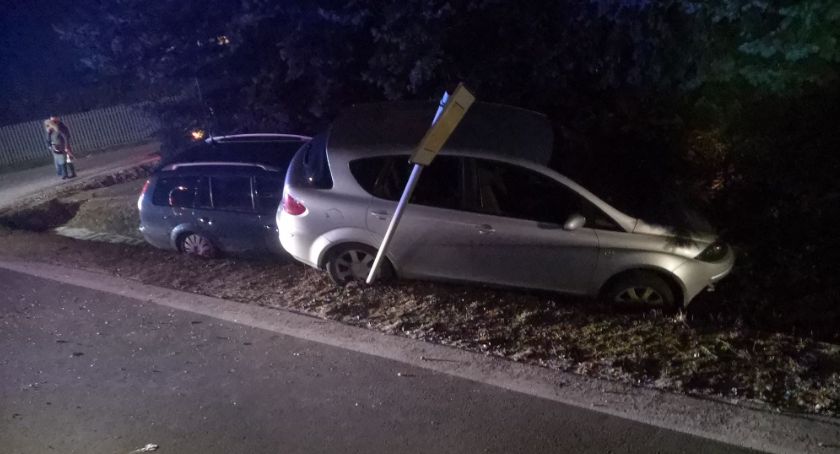 Nowa Sucha - wypadek dwóch pojazdów osobowych 