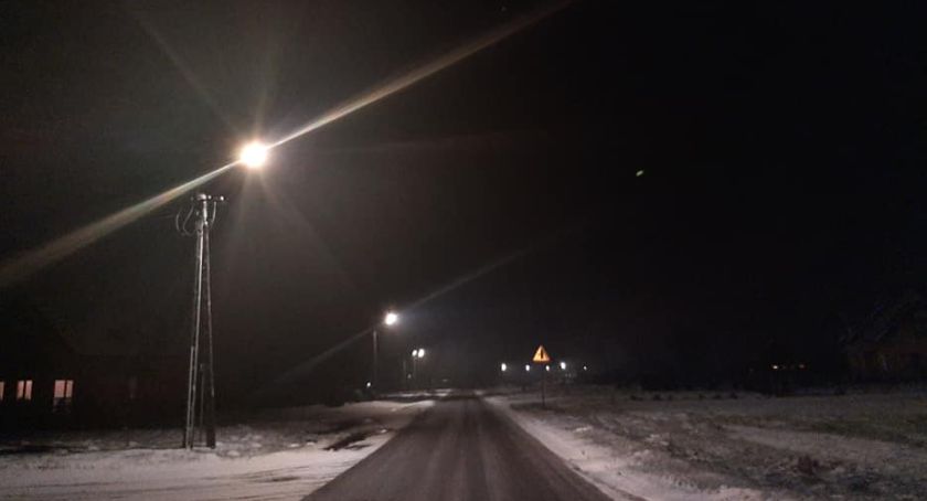 Oświetlenie w gminie Rybno - kolejna modernizacja za nami 