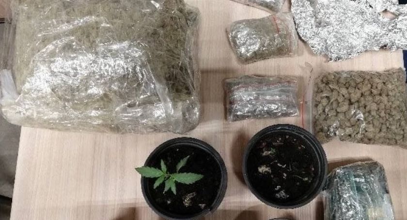 KPP Sochaczew - zabezpieczyli ponad kilogram marihuany i środków odurzających 