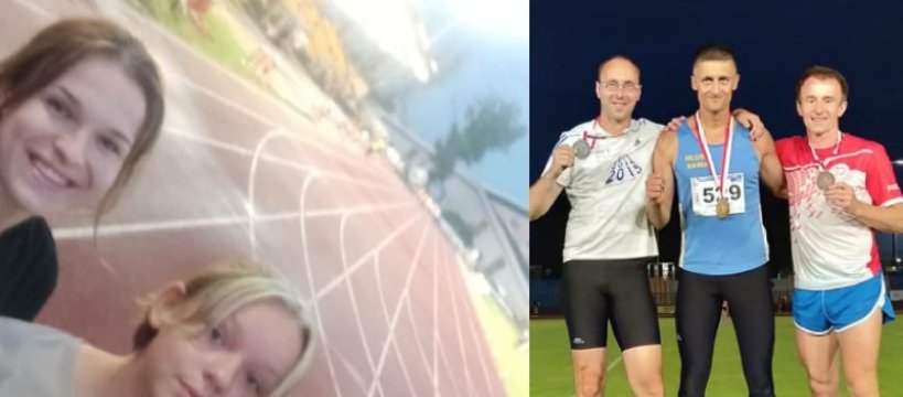 Emanuel 2 w Polsce w trójboju sprinterskim kat.M35, Julia Skomiał z II klasą sportową.