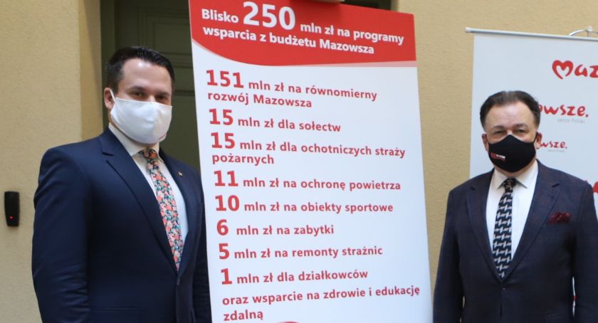 250 mln zł na programy wsparcia od samorządu Mazowsza