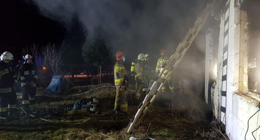 Pożar budynku jednorodzinnego w Teresinie 