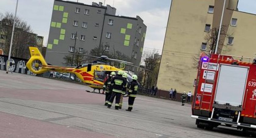 Pogotowie Lotnicze na targowisku