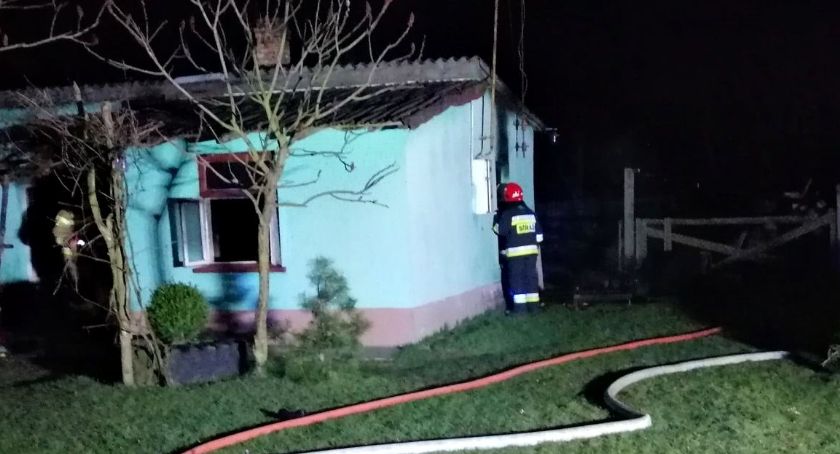 Pożar w Kamionie Małym - jedna osoba poszkodowana