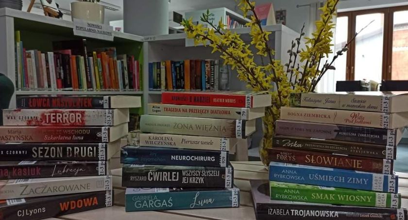 Rybno. Kolejne nowości czytelnicze w bibliotece.