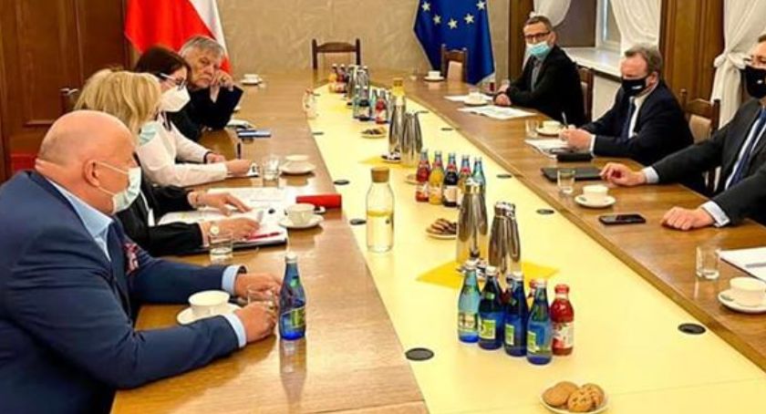Tunel w Teresinie - wójt Marek Olechowski na spotkaniu w ministerstwie 