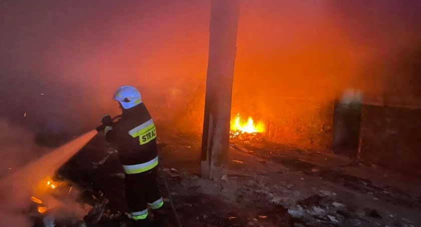 Cegielnia w Boryszewie – kolejny pożar śmieci