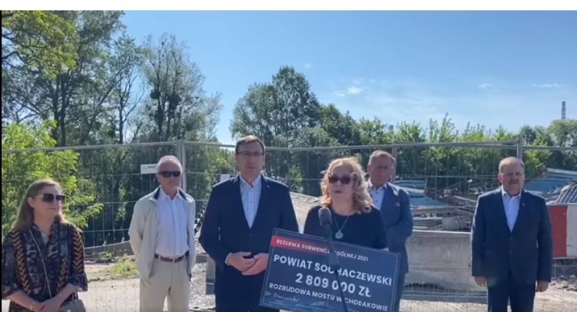 Most w Chodakowie – dodatkowe środki od rządu