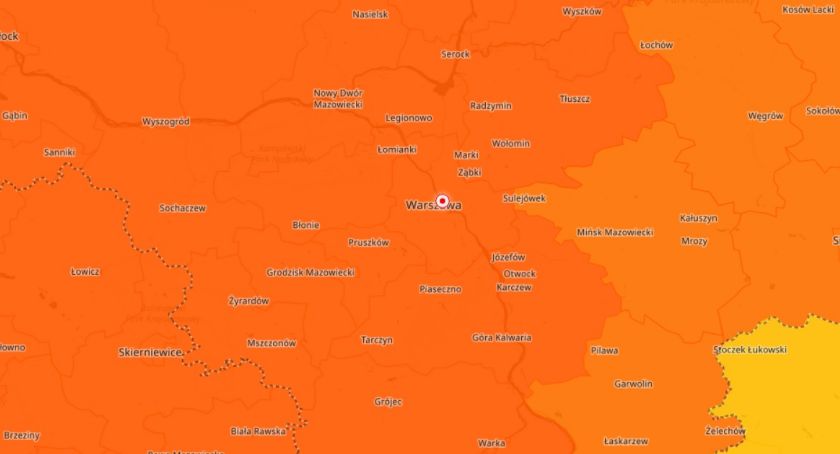 Pogoda w Sochaczewie – ostrzeżenia do 24 czerwca