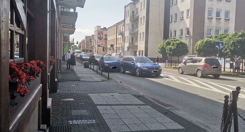 Stłuczka na Warszawskiej
