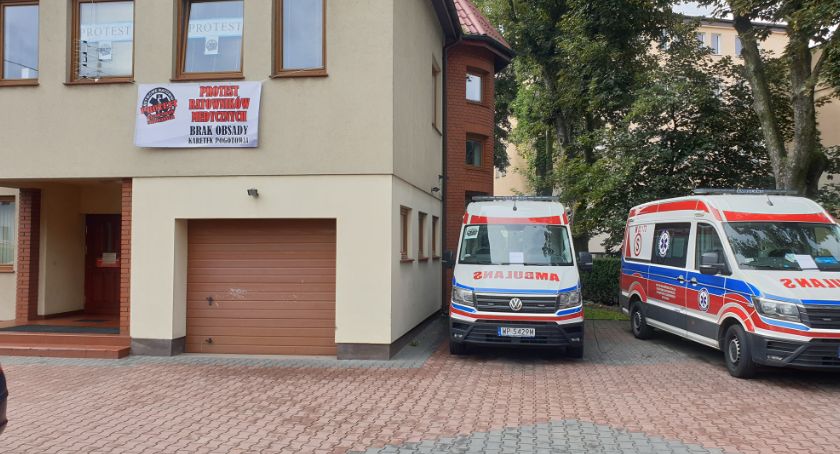 Pogotowie w Sochaczewie prowadzi strajk - powiat bez karetki 