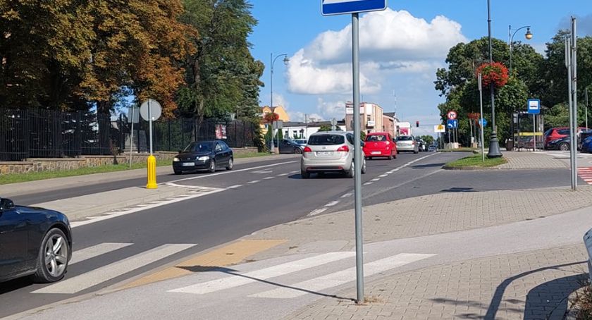 Plac Kościuszki w Sochaczewie - potrącił nastolatka na rowerze 