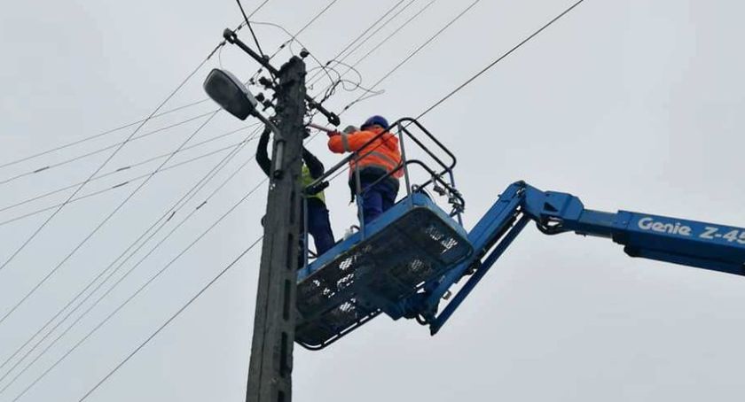 Jasieniec w gminie Rybno z nowym oświetleniem 