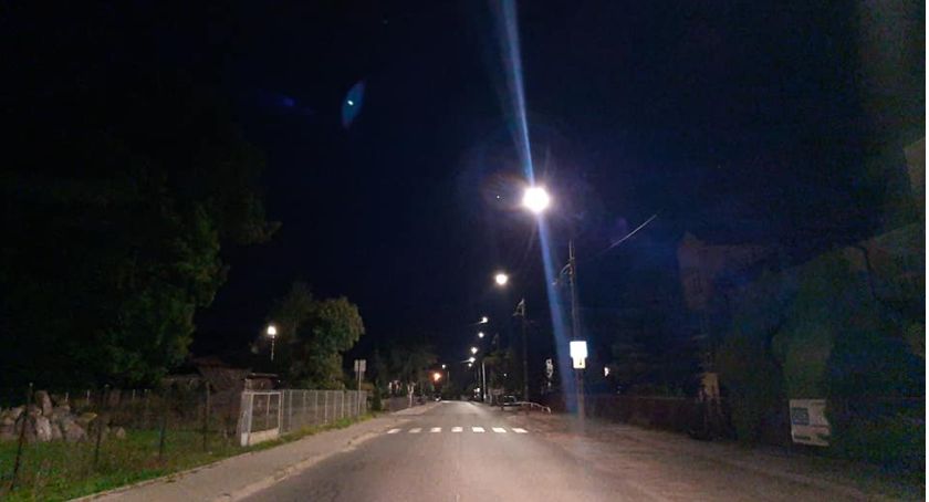 Modernizacja oświetlenia ulicznego w Rybnie przy ulicy Długiej dobiegła końca