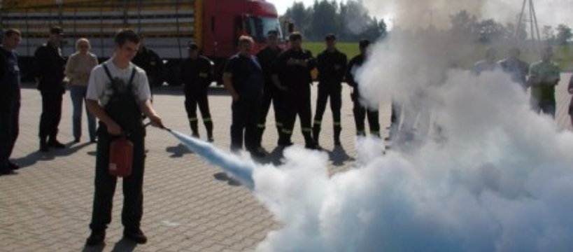Ćwiczenia współpdziałania jednostek straży pożarnych