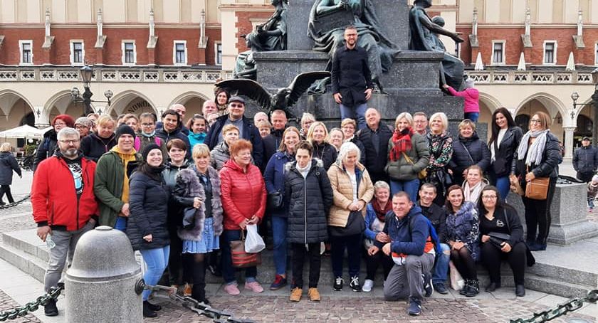 Udana wycieczka mieszkańców  gminy Rybno do  Krakowa