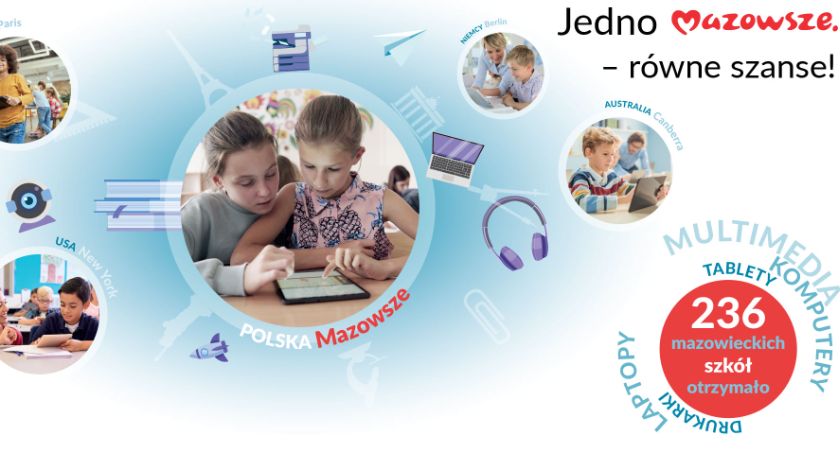Zdalnie na Mazowszu – Samorząd Województwa Mazowieckiego wsparł szkoły, uczniów i samorządy lokalne