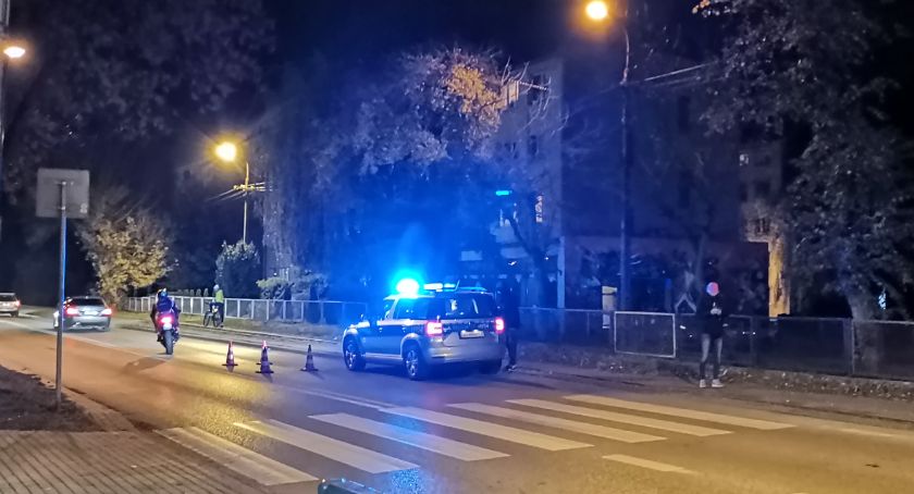 Wypadek na Piłsudskiego - potrącony pieszy