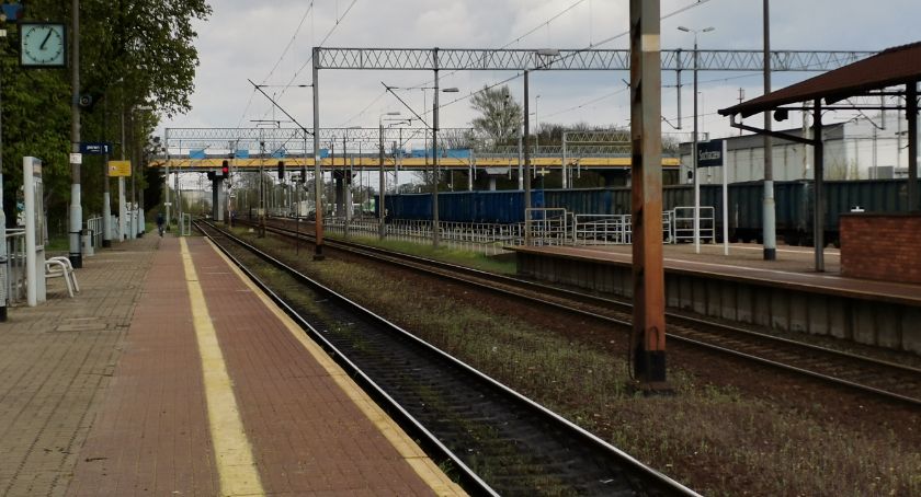 Dworzec PKP w Sochaczewie - awantura w pociągu 