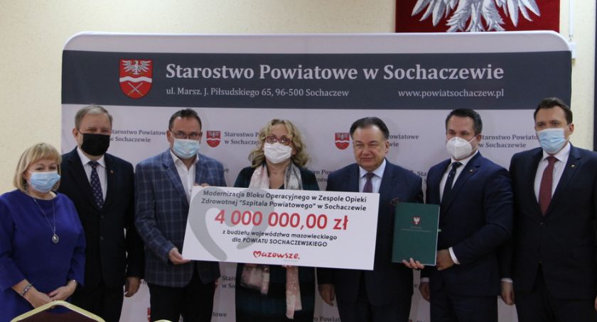 Blisko 8 mln zł z budżetu Mazowsza na inwestycje w powiecie sochaczewskim