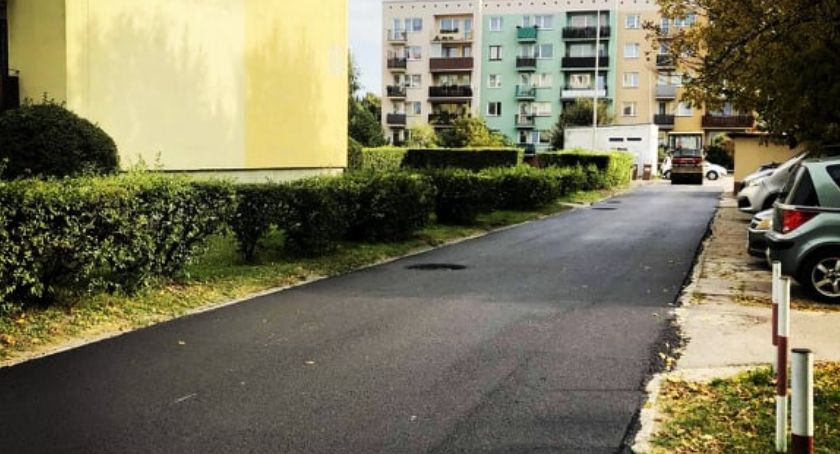Sochaczew - nowa droga na osiedlu Polna II