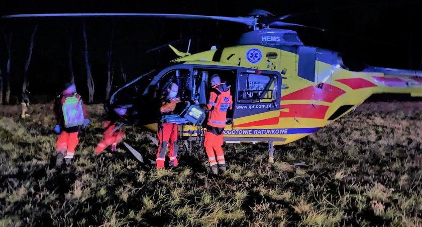 Akcja służb ratunkowych - 1,5 roczne dziecko pilnie wymagało pomocy  