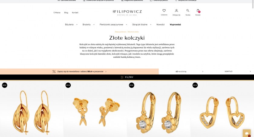 Złote kolczyki - jak nosić złotą biżuterię?