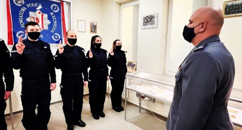 KPP Sochaczew - dziesięcioro nowych funkcjonariuszy