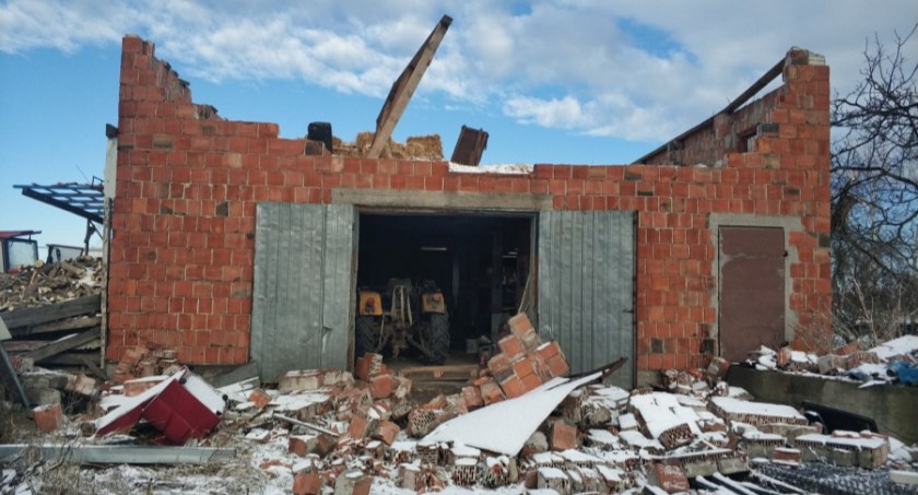 Burza w powiecie sochaczewskim 17 stycznia 2022 – strażacki bilans żywiołu [FOTO]