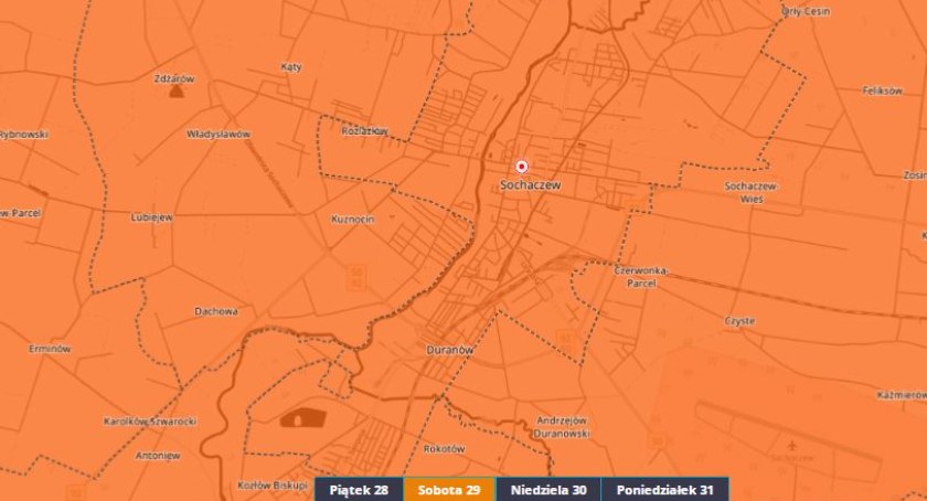 Pogoda w Sochaczewie - aż trzy ostrzeżenia meteorologiczne 28-30 stycznia