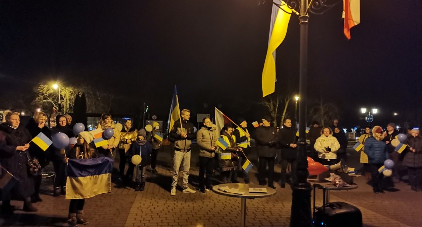 Ukraina bez Putina - wiec poparcia na placu Kościuszki [WIDEO]