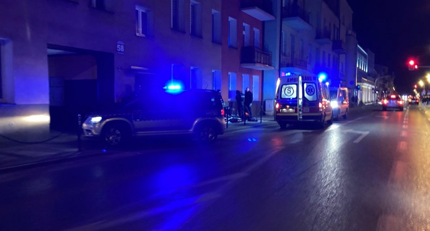 Akcja służb ratunkowych w centrum miasta