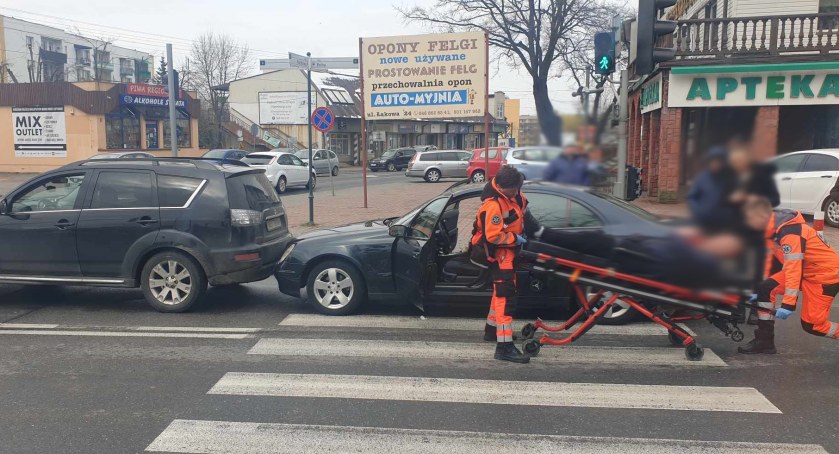 Kolizja w centrum Sochaczewa 