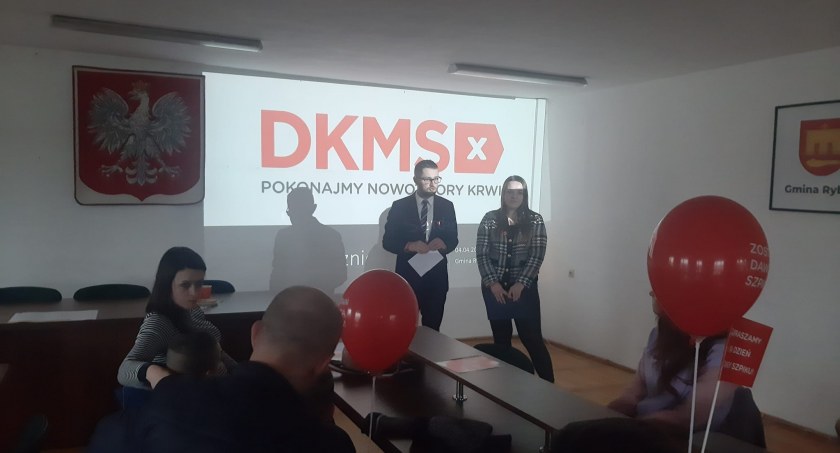 Gmina Rybno: udane spotkanie z członkami fundacji DKMS i krwiodawcami 