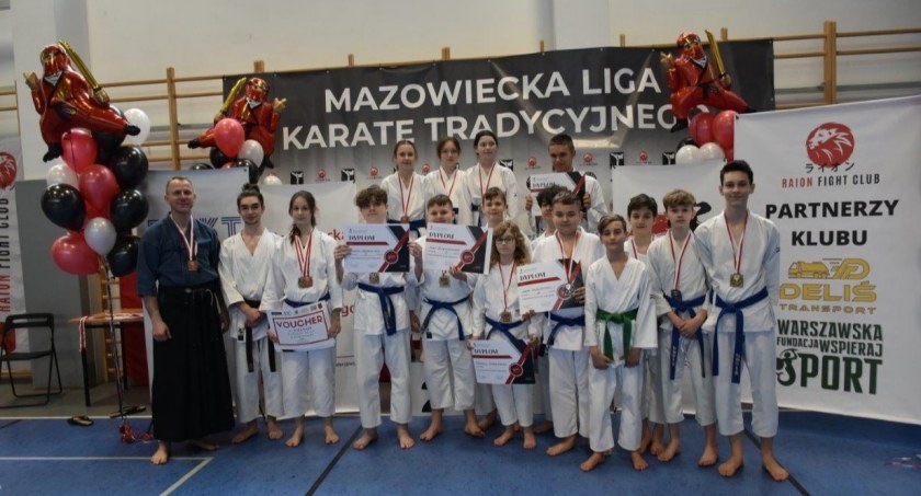 Mazowiecka Liga Karate - 3 złota - 4 srebra - 1 brąz Karateków z Sochaczewa